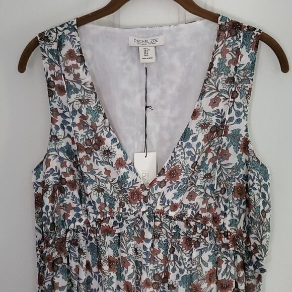 Rachel Zoe Floral Cotton Maxi Dress - Picture 7 of 16